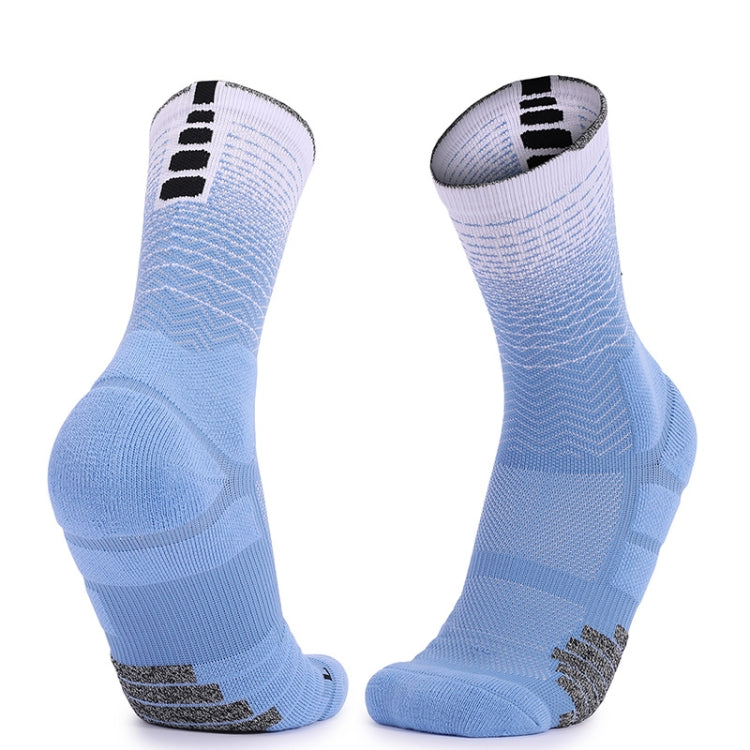 Thickened High-Top Sports Socks Non-Slip Mid-Tube Socks, Size: Free Size