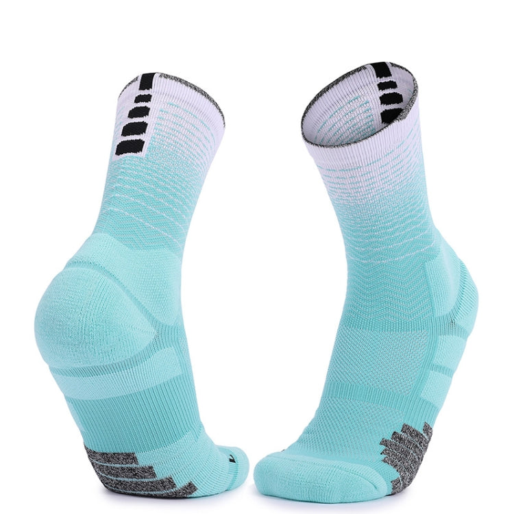 Thickened High-Top Sports Socks Non-Slip Mid-Tube Socks, Size: Free Size