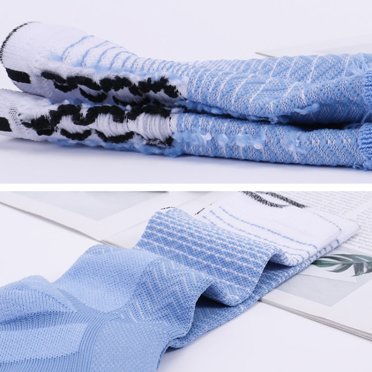 Thickened High-Top Sports Socks Non-Slip Mid-Tube Socks, Size: Free Size