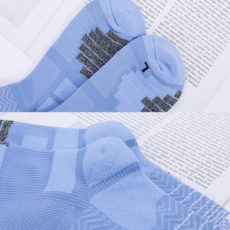 Thickened High-Top Sports Socks Non-Slip Mid-Tube Socks, Size: Free Size