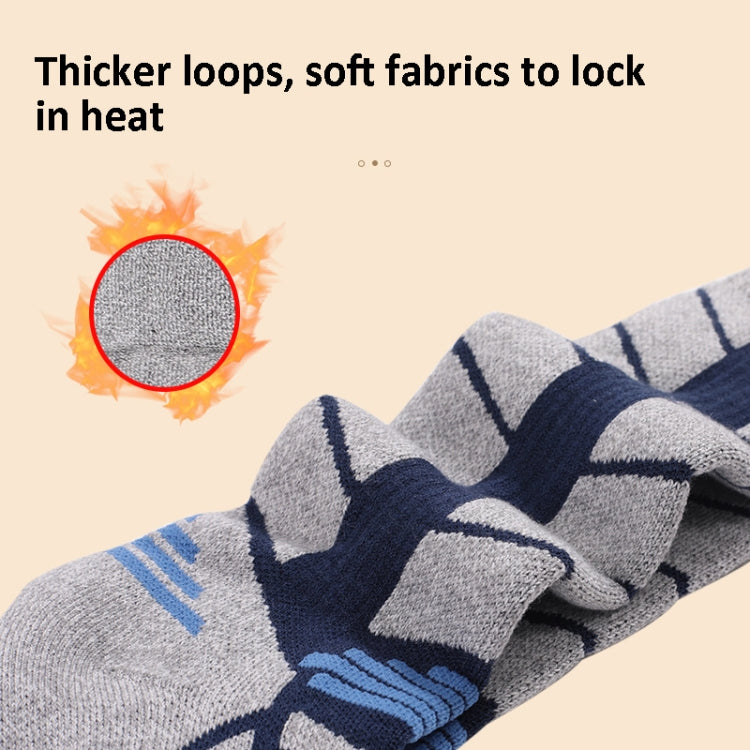 Men And Women Outdoor Ski Socks Long Tube Warm Socks, Size: Free Size