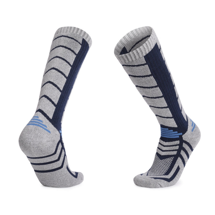 Men And Women Outdoor Ski Socks Long Tube Warm Socks, Size: S
