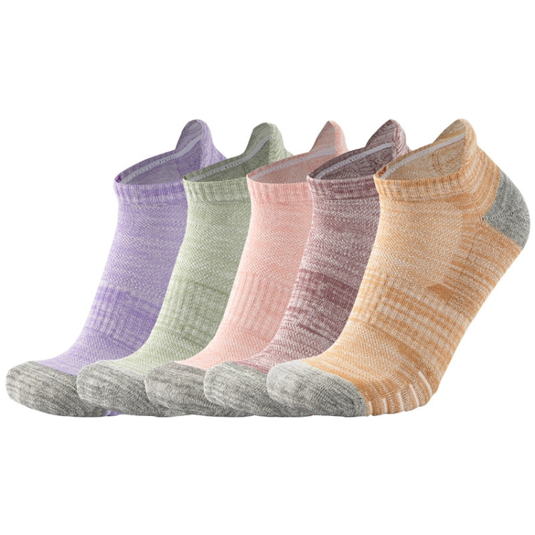 2 Pairs Thick Towel Bottom Non-Slip Sports Socks, Size: Free Size