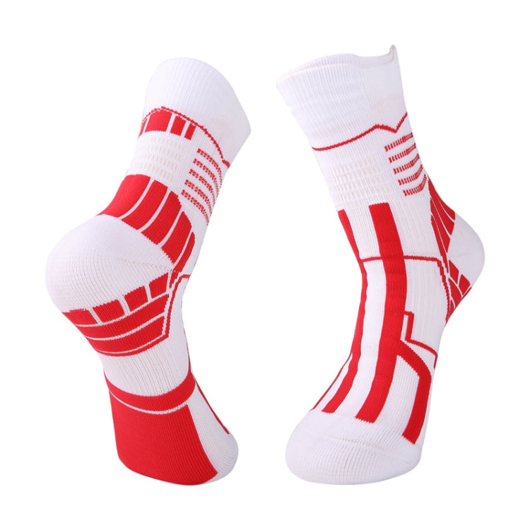 2 Pairs Thick Towel Bottom Tube Socks Elite Basketball Socks, Size: Free Size