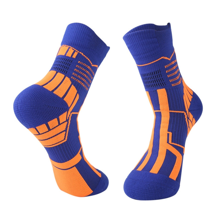 2 Pairs Thick Towel Bottom Tube Socks Elite Basketball Socks, Size: Free Size