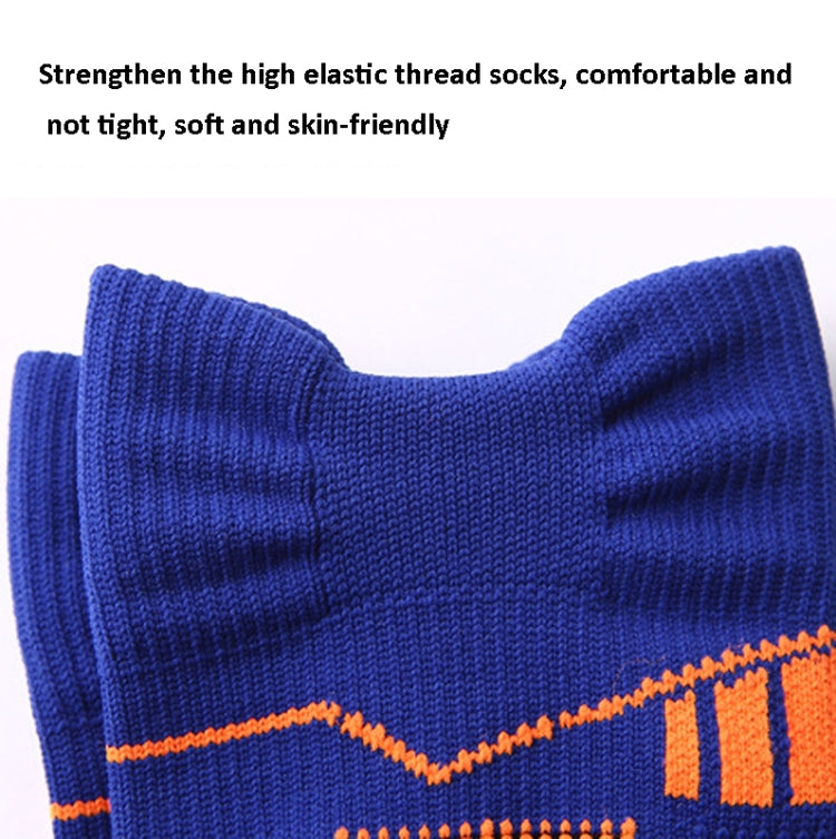 2 Pairs Thick Towel Bottom Tube Socks Elite Basketball Socks, Size: Free Size