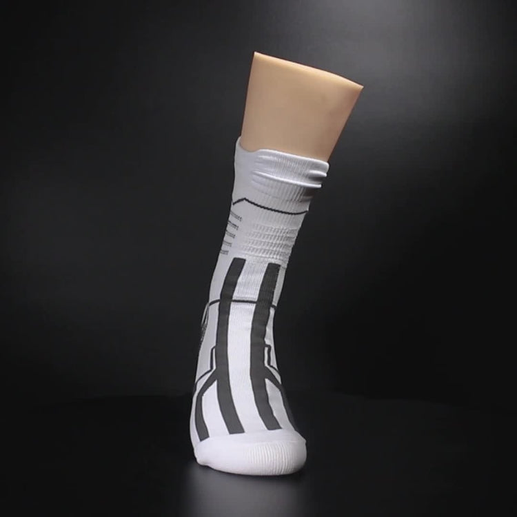 2 Pairs Thick Towel Bottom Tube Socks Elite Basketball Socks, Size: Free Size