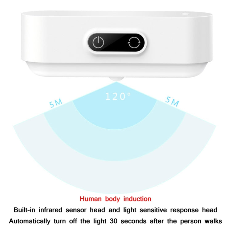 2.4W Bedroom Smart Dimming LED Night Light, Spec: Rechargeable-1200mAh