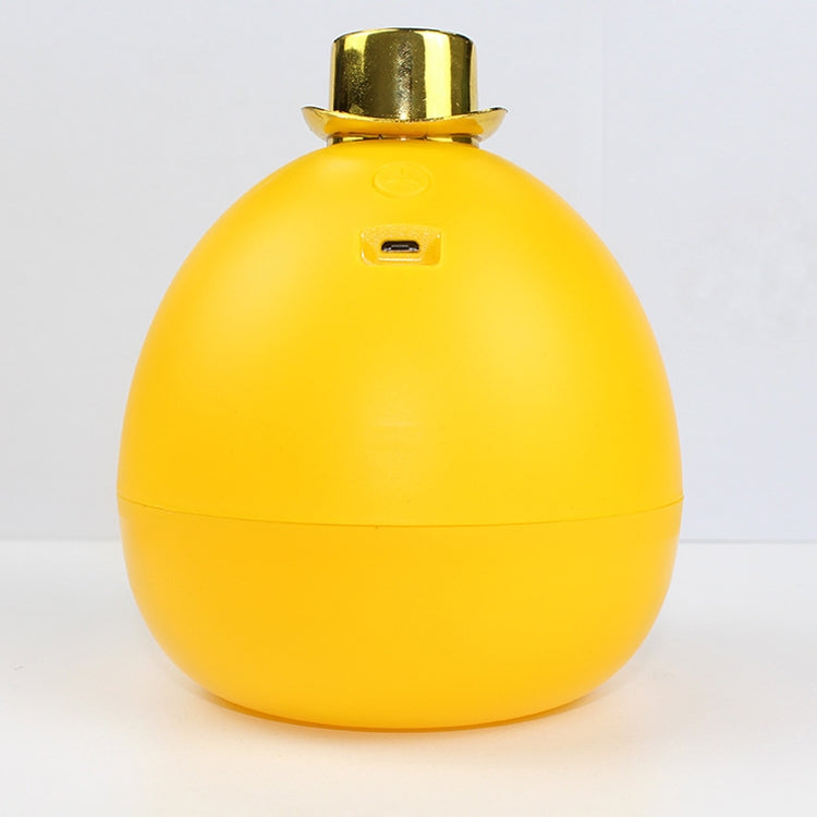 MH-J4 Colorful Night Lamp Emoticons Air Humidifier(Orange)