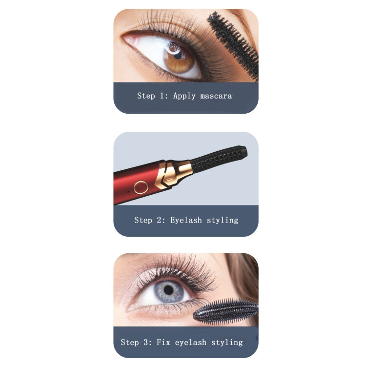 USB Rechargeable Eyelash Curler Eyelash Heating Styling Device