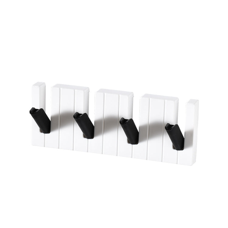 3 PCS Household Adhesive Piano-Shaped Small Object Rack
