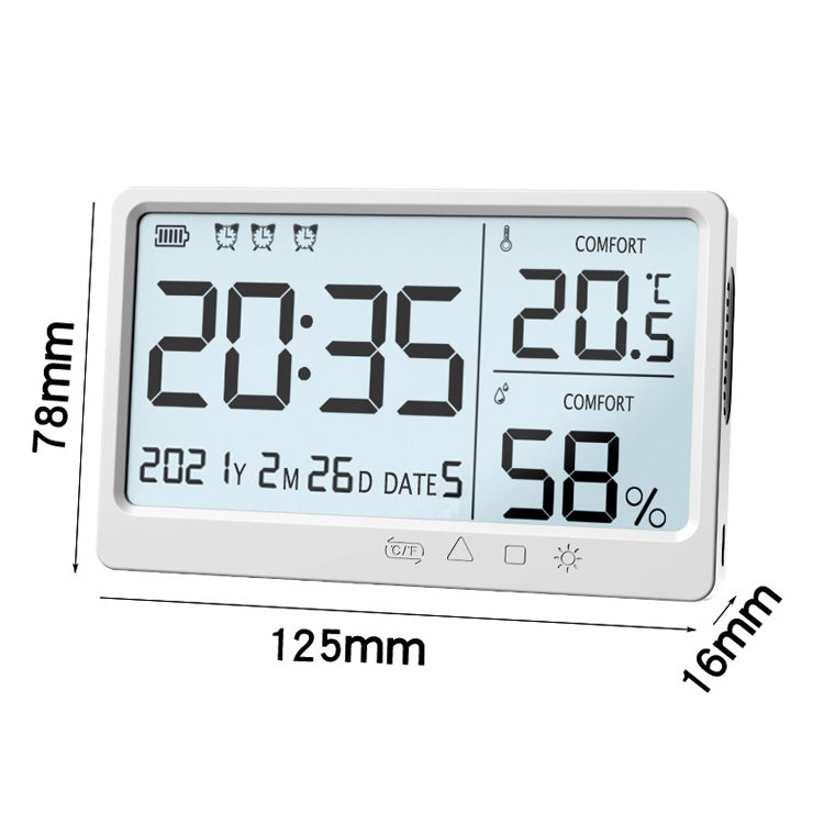 MY-13 Multifunctional  Indoor Wall-Mounted Thermometer(English Version)