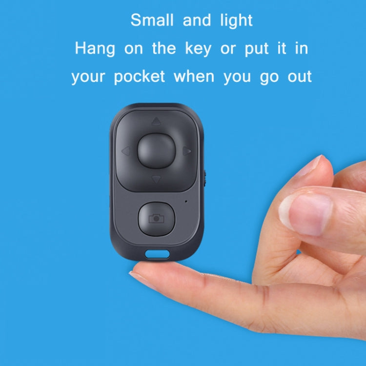 CDY001 Multifunctional USB Rechargeable Bluetooth Selfie Remote Control(Black)