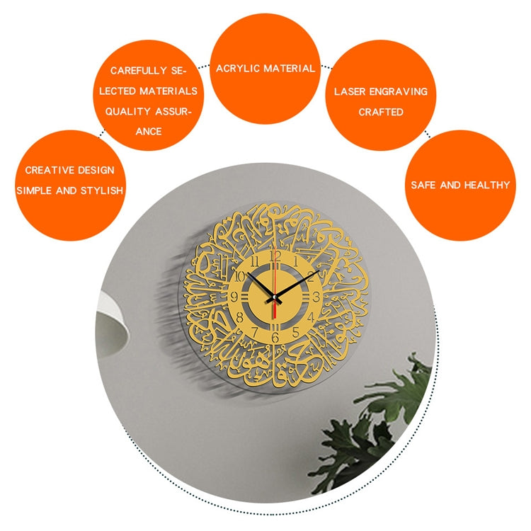 TM027 Home Decoration Acrylic Wall Clock