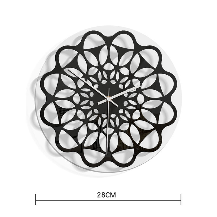 TM029 Minimalist Home Wall Clock Living Room Decoration Acrylic Mirror Watch