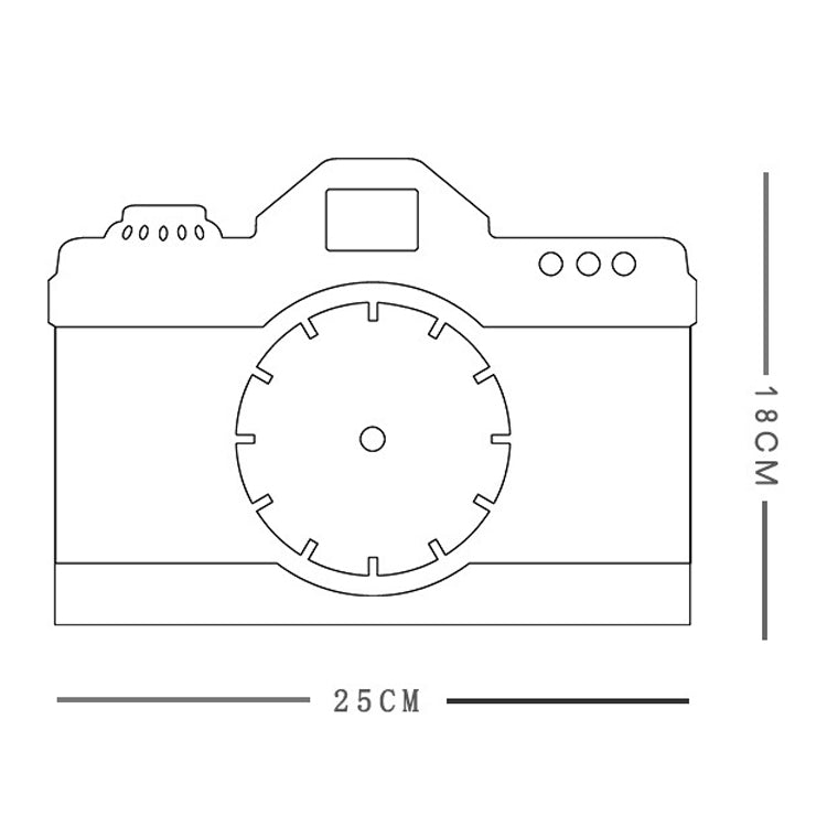 CC027 Home Camera Wall Clock Living Room Bedroom Decoration Clock