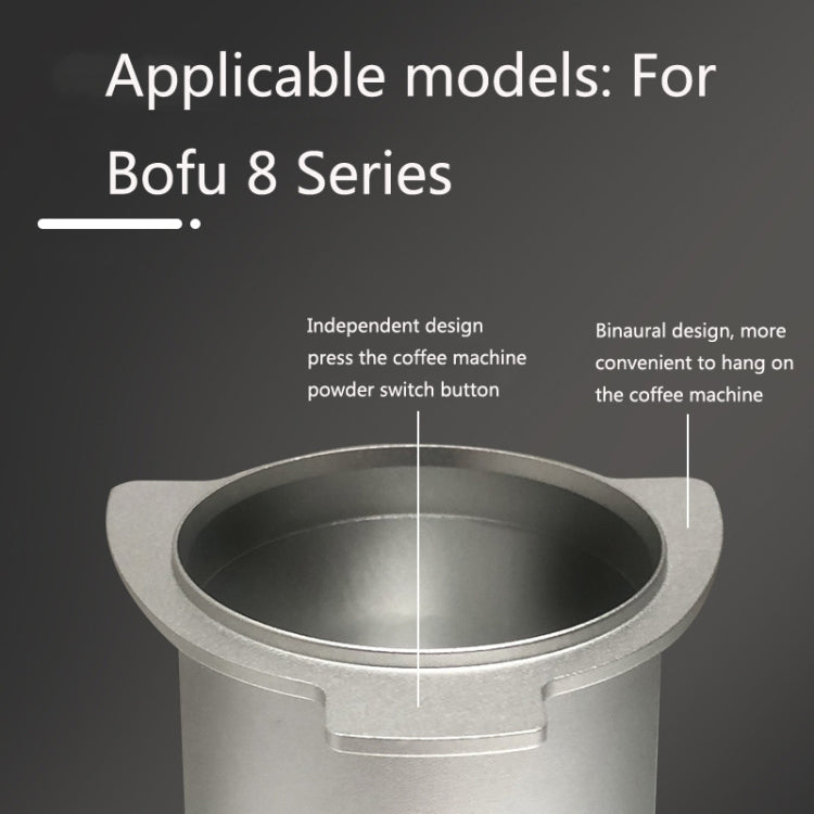 GT-1 Alloy Coffee Powder Receiving Cup For Bofu 8 Series