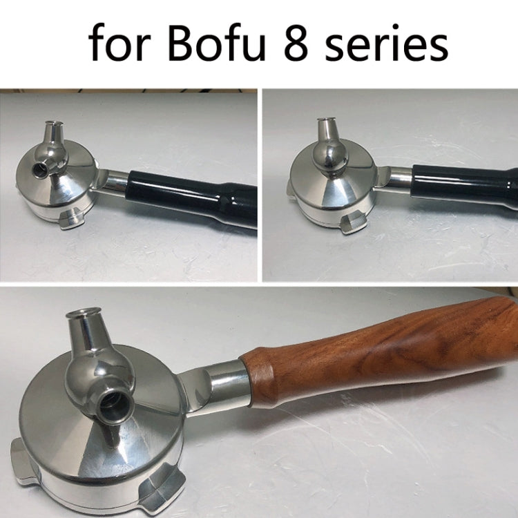 DZ-1 Stainless Steel Coffee Machine With Bottom Handle For Bofu 8 Series, Style: Red Gem Double Mouth