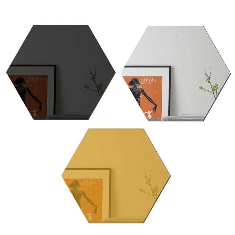 Ym300 16 PCS / Set Home Personal Wall Stickers DIY Acrylic Wall Decorative Mirror