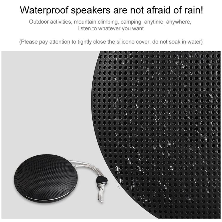 F5 TWS Outdoor Waterproof Mini Bluetooth Speaker with Lanyard Support Hands-free
