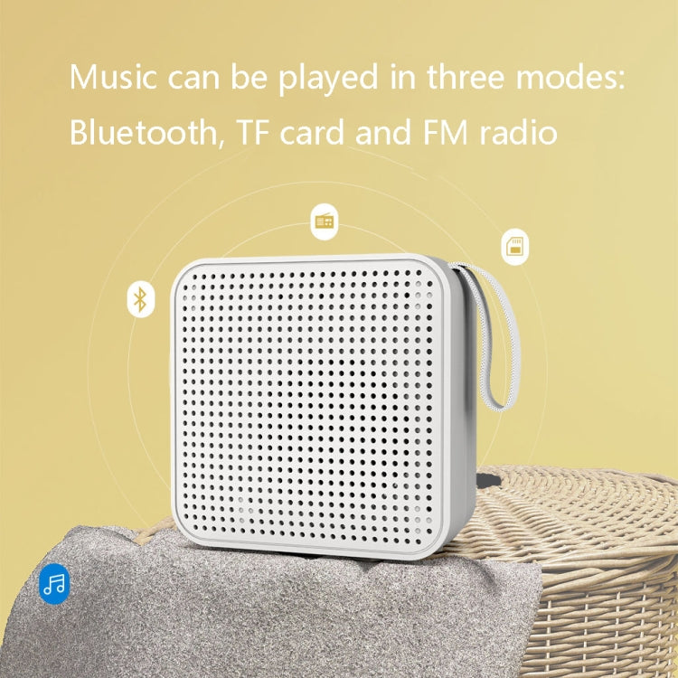 F12 TWS Mini Wireless Bluetooth Speaker Support TF Card / FM(White)