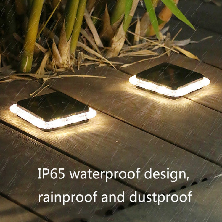 8 LED Solar Outdoor Waterproof Transparent Buried Light