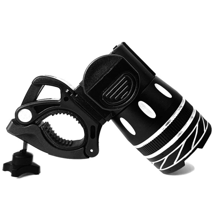 7602 LED USB Charging Telescopic Zoom Bicycle Front Light, Specification: Headlight + Gem Lamp