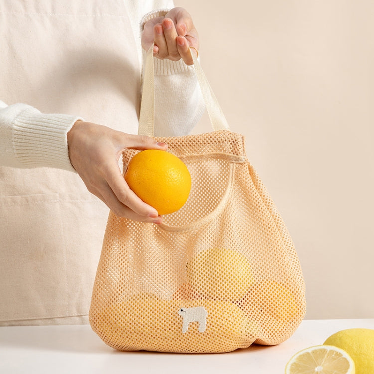 yq007 Kitchen Multi-Function Wall Hanging Fruits And Vegetables Storage Bags Portable Hollow Mesh Bag