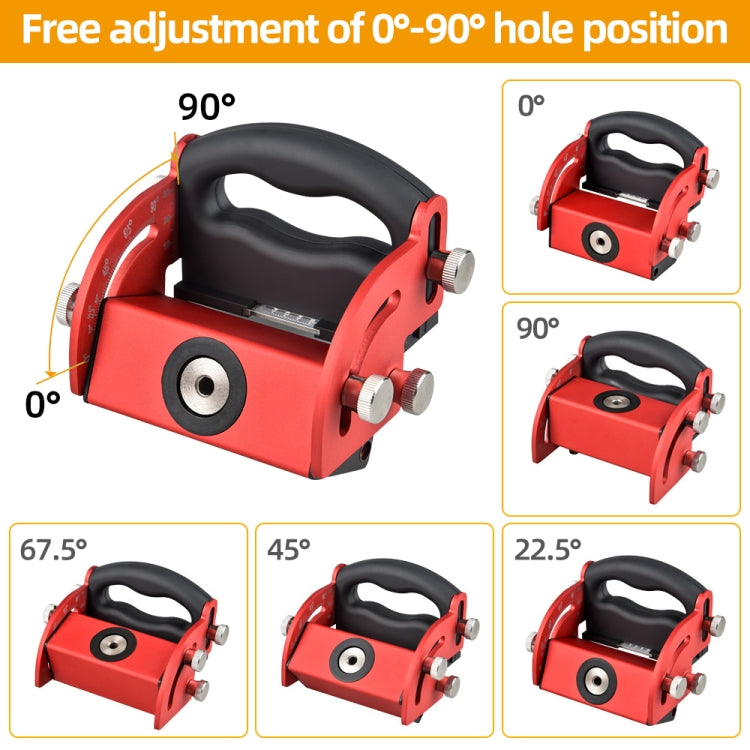 Aluminum Alloy Woodworking Inclined Hole Locator Punching Locator