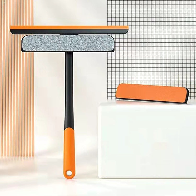 Glass Brush Scratch 3 in 1 Multi-Function Screen Cleaning Brush(Orange)