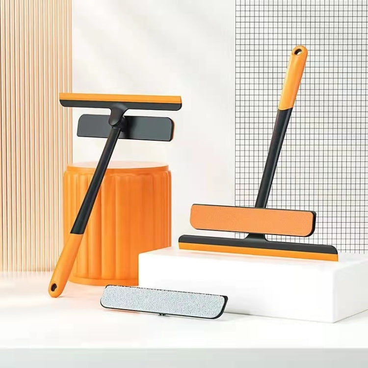 Glass Brush Scratch 3 in 1 Multi-Function Screen Cleaning Brush(Orange)