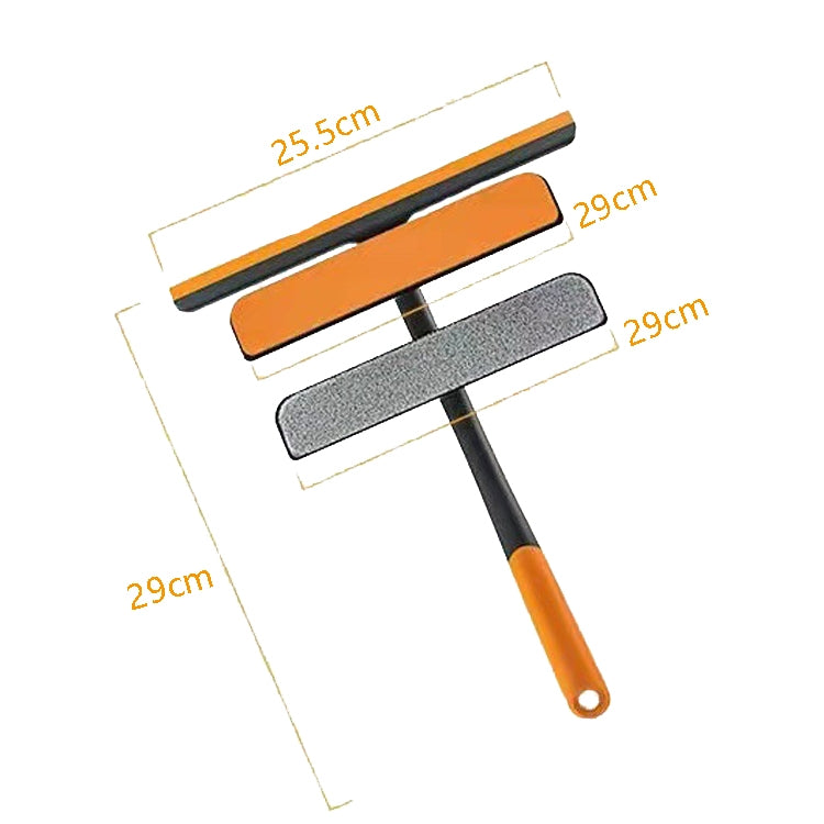 Glass Brush Scratch 3 in 1 Multi-Function Screen Cleaning Brush(Orange)