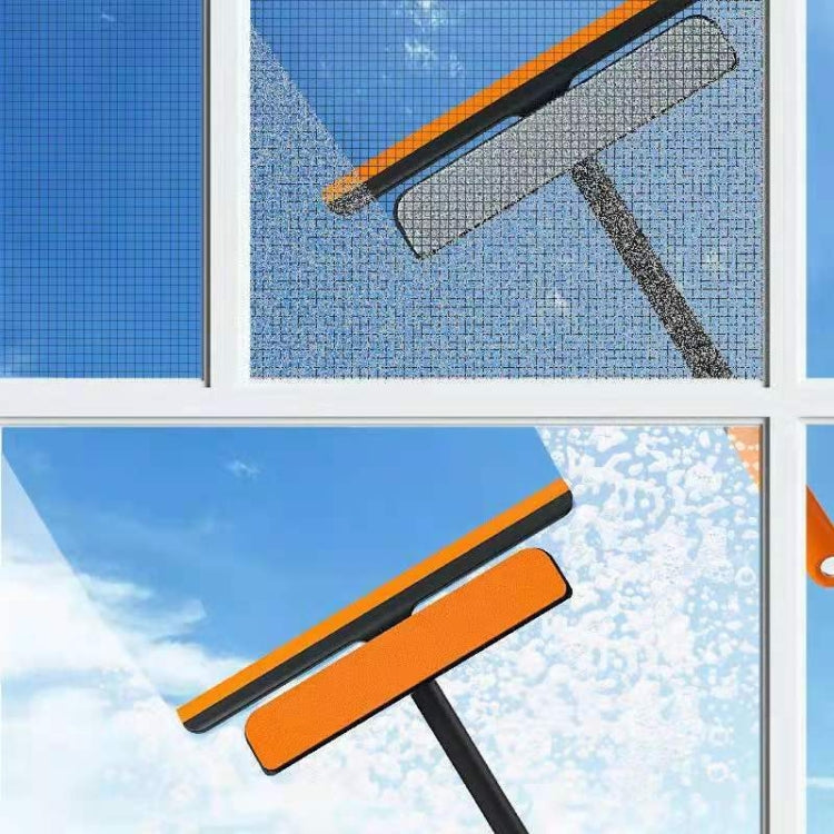 Glass Brush Scratch 3 in 1 Multi-Function Screen Cleaning Brush(Orange)