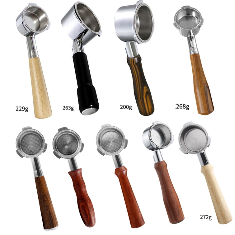 DL-1 Zinc Alloy Coffee Maker Bottomless Handle For Dongling, Style: Black Rosewood