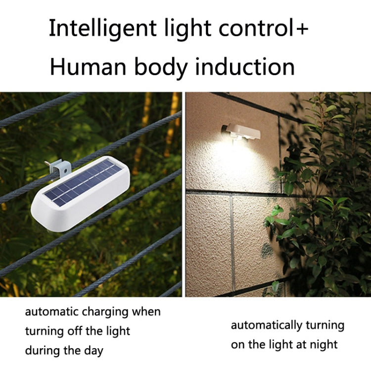 12 LED Solar Outdoor Waterproof Body Sensor Wall Light