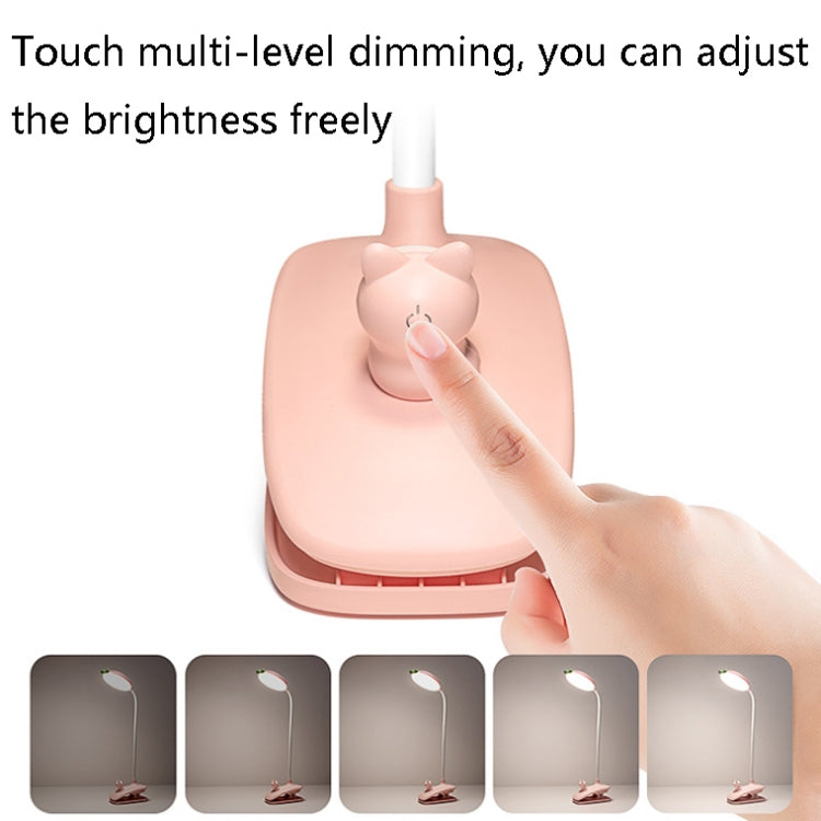 LED Eye Protection Touch Desk Lamp Upgrade (Pink)
