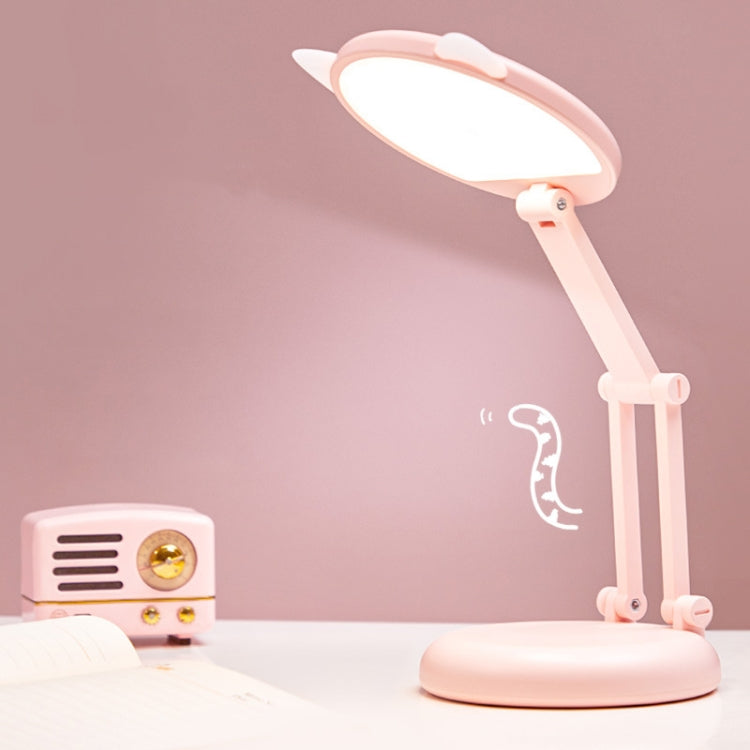 WH-C17 Cat Ear Folding Touch Charging Desk Lamp, Specification: Ear Type 1200mAh