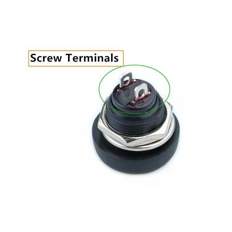 10 PCS Small Waterproof Self-Reset Button Switch