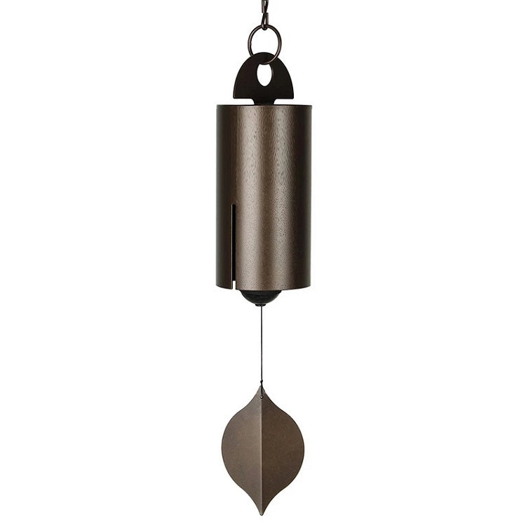 Outdoor Courtyard Decoration Retro Metal Wind Chimes(Brown Bronze)