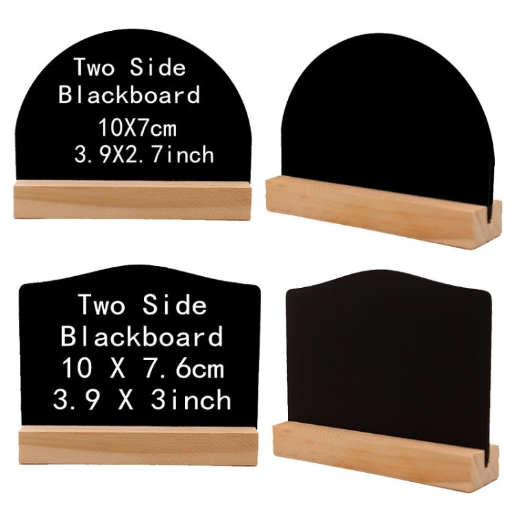 12 PCS Christmas Decoration Small Blackboard Party Double-Sided Writing Board