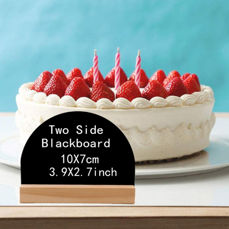 12 PCS Christmas Decoration Small Blackboard Party Double-Sided Writing Board