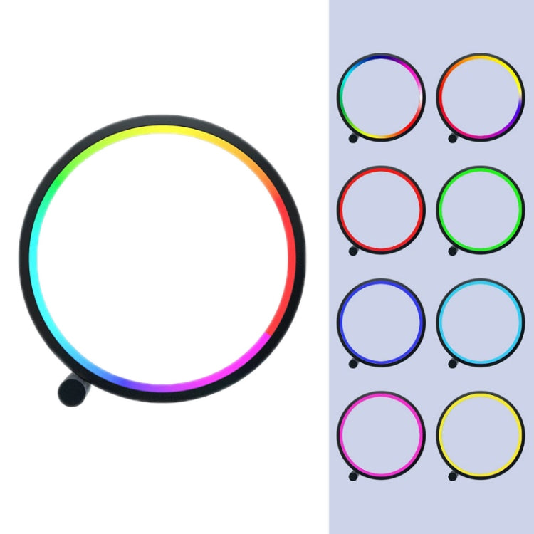 10 inch USB Music Rhythm RGB LED Atmosphere Ring Light