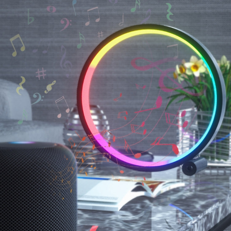 10 inch USB Music Rhythm RGB LED Atmosphere Ring Light