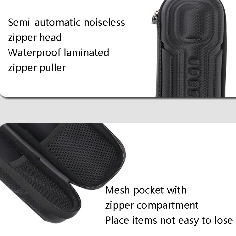 BG-500701 Bicycle Repair Tool Bottle Frame Hard Shell Carrier Bag(Black)