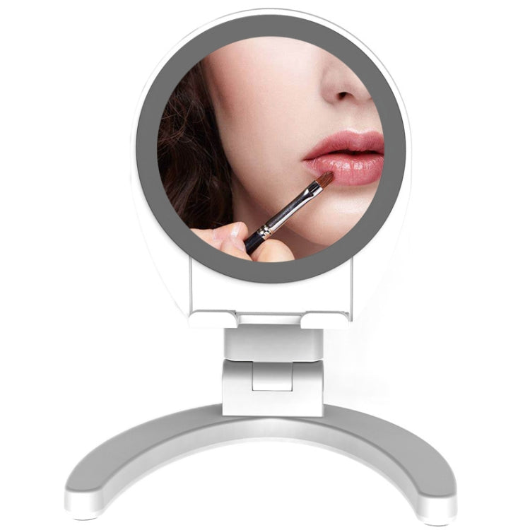 Folding Portable Mirror Phone Holder For 3-7 inch Mobile Phone