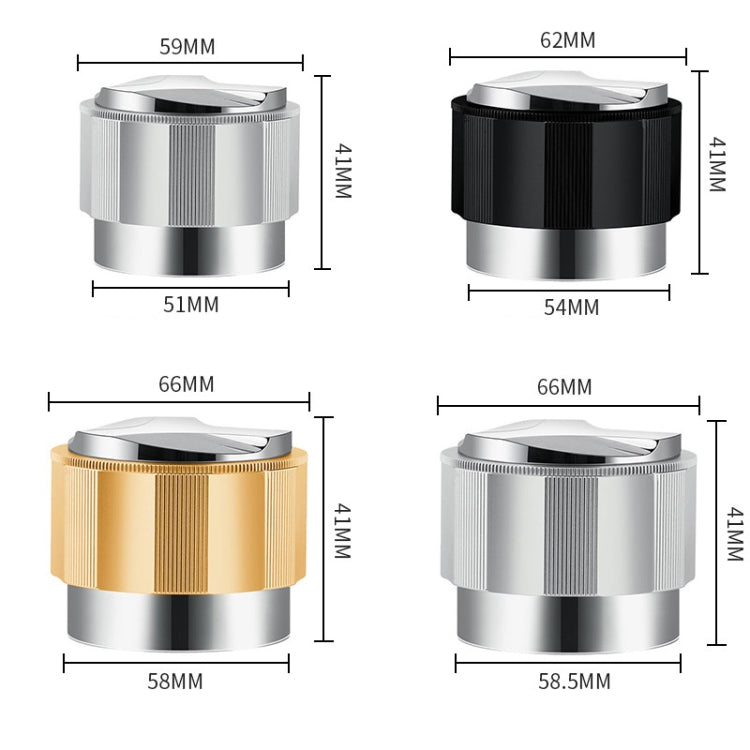 YK33258 Stainless Steel Double-Ended Coffee Cloth Dispenser, Size: 51mm