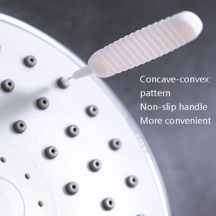 Imakara 4 Sets Shower Head Slits Cleaning Brush Anti-Clogging Small Brush(White)