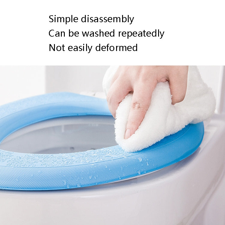 3 PCS EVA Thermal Adhesive Toilet Seat Washer, Colour: Blue