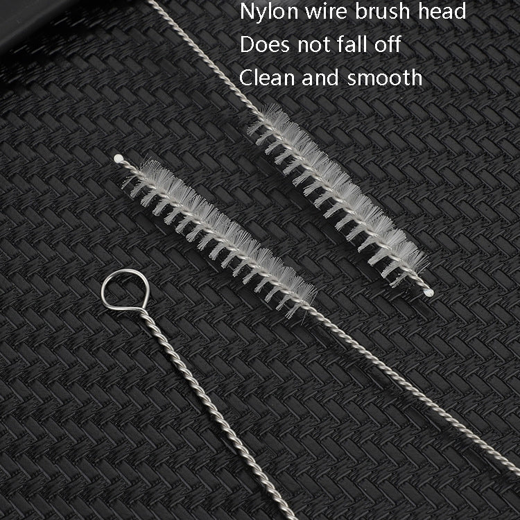 50 PCS Stainless Steel Brush Bottle Cleaning Brush, Size: 20cm