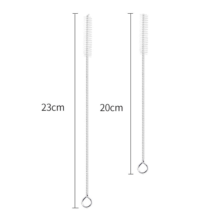 50 PCS Stainless Steel Brush Bottle Cleaning Brush, Size: 23cm